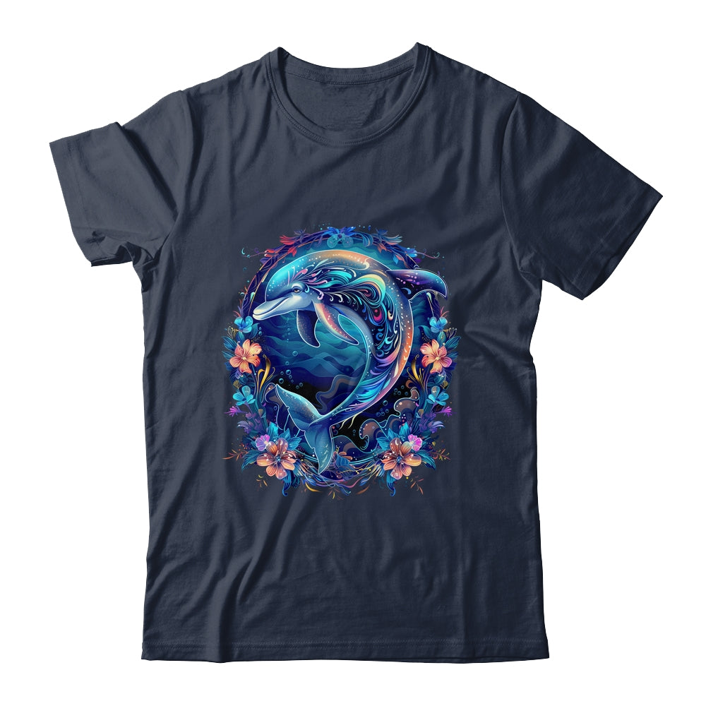 Festive Charming Cute Dolphin Lover Artwork Men Women Kids Shirt & Tank Top | siriusteestore
