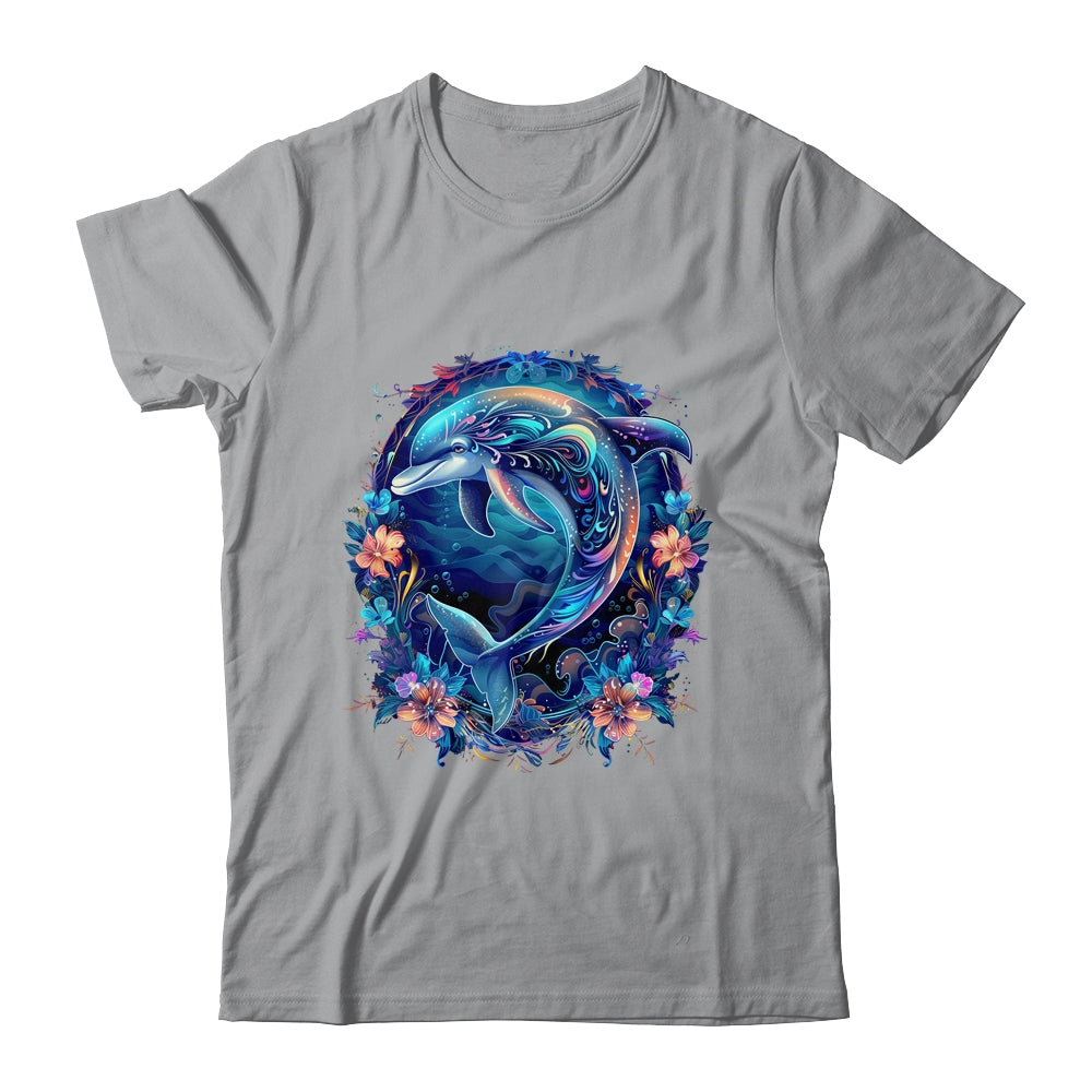 Festive Charming Cute Dolphin Lover Artwork Men Women Kids Shirt & Tank Top | siriusteestore