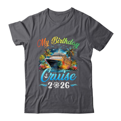 Festive My Birthday Cruise Ship Party 2026 Men Women Kids Shirt & Tank Top | siriusteestore