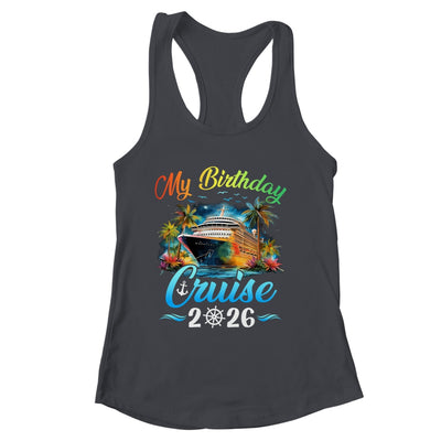 Festive My Birthday Cruise Ship Party 2026 Men Women Kids Shirt & Tank Top | siriusteestore