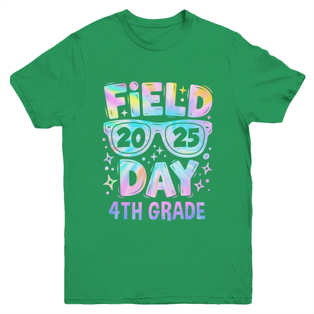 Field Day 2025 4th Grade School Trip Teacher Student Kids Youth Shirt | siriusteestore
