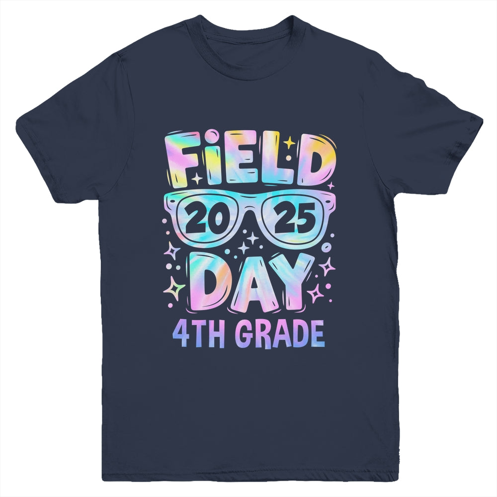 Field Day 2025 4th Grade School Trip Teacher Student Kids Youth Shirt | siriusteestore