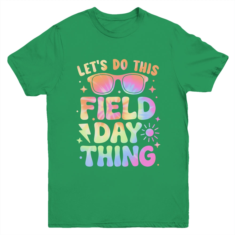 Field Day Activities Tie Dye Filed Day Teacher Kids Boy Girl Youth Shirt | siriusteestore