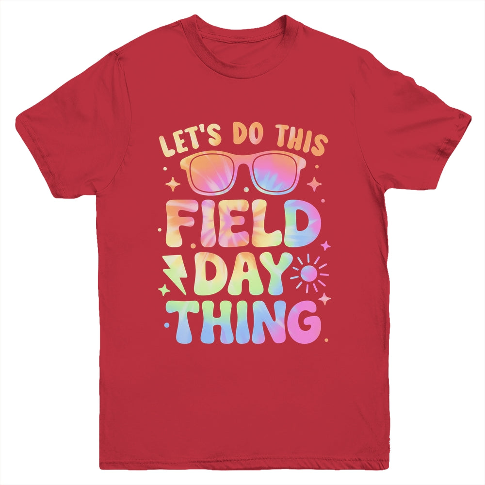 Field Day Activities Tie Dye Filed Day Teacher Kids Boy Girl Youth Shirt | siriusteestore