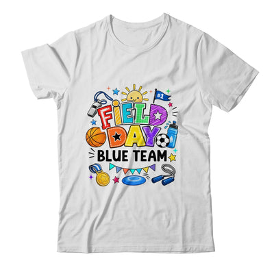Field Day Blue Team Funny For Kids Teacher Field Day Games Shirt & Hoodie | siriusteestore