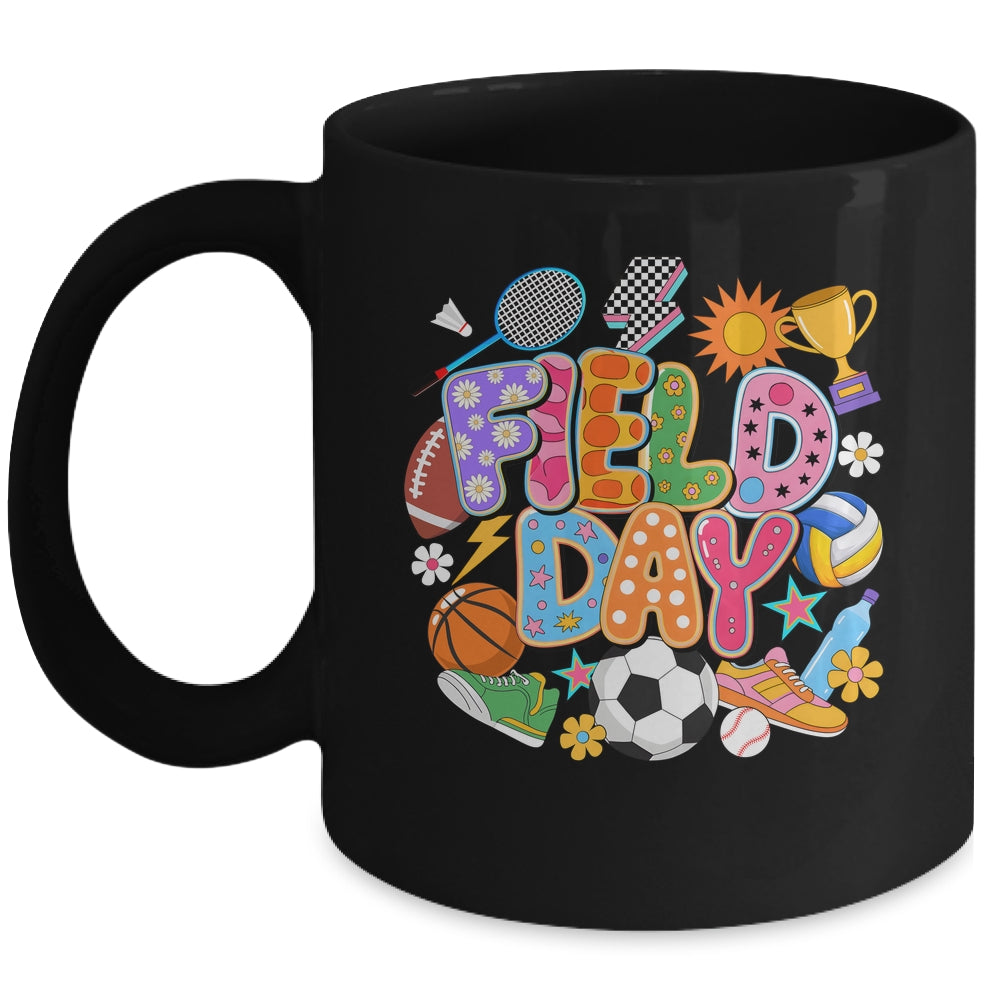 Field Day Fun Day Let The Games Begin Teacher Kids Trip Mug | siriusteestore
