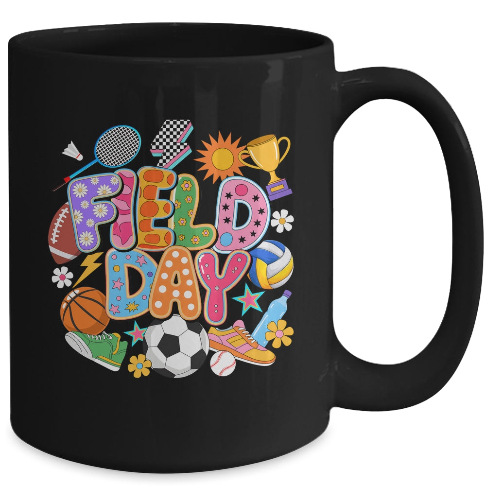 Field Day Fun Day Let The Games Begin Teacher Kids Trip Mug | siriusteestore
