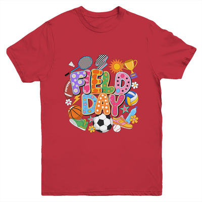 Field Day Fun Day Let The Games Begin Teacher Kids Trip Youth Shirt | siriusteestore