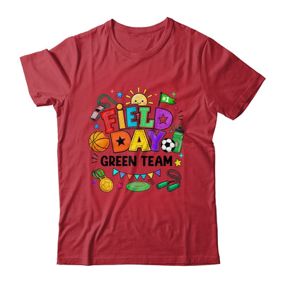 Field Day Green Team Funny For Kids Teacher Field Day Games Shirt & Hoodie | siriusteestore