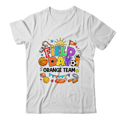Field Day Orange Team Funny For Kids Teacher Field Day Games Shirt & Hoodie | siriusteestore