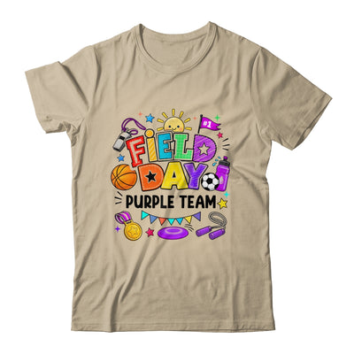 Field Day Purple Team Funny For Kids Teacher Field Day Games Shirt & Hoodie | siriusteestore
