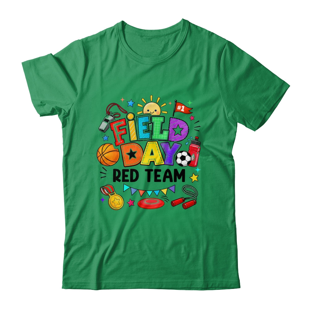 Field Day Red Team Funny For Kids Teacher Field Day Games Shirt & Hoodie | siriusteestore