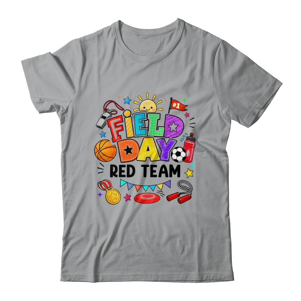 Field Day Red Team Funny For Kids Teacher Field Day Games Shirt & Hoodie | siriusteestore