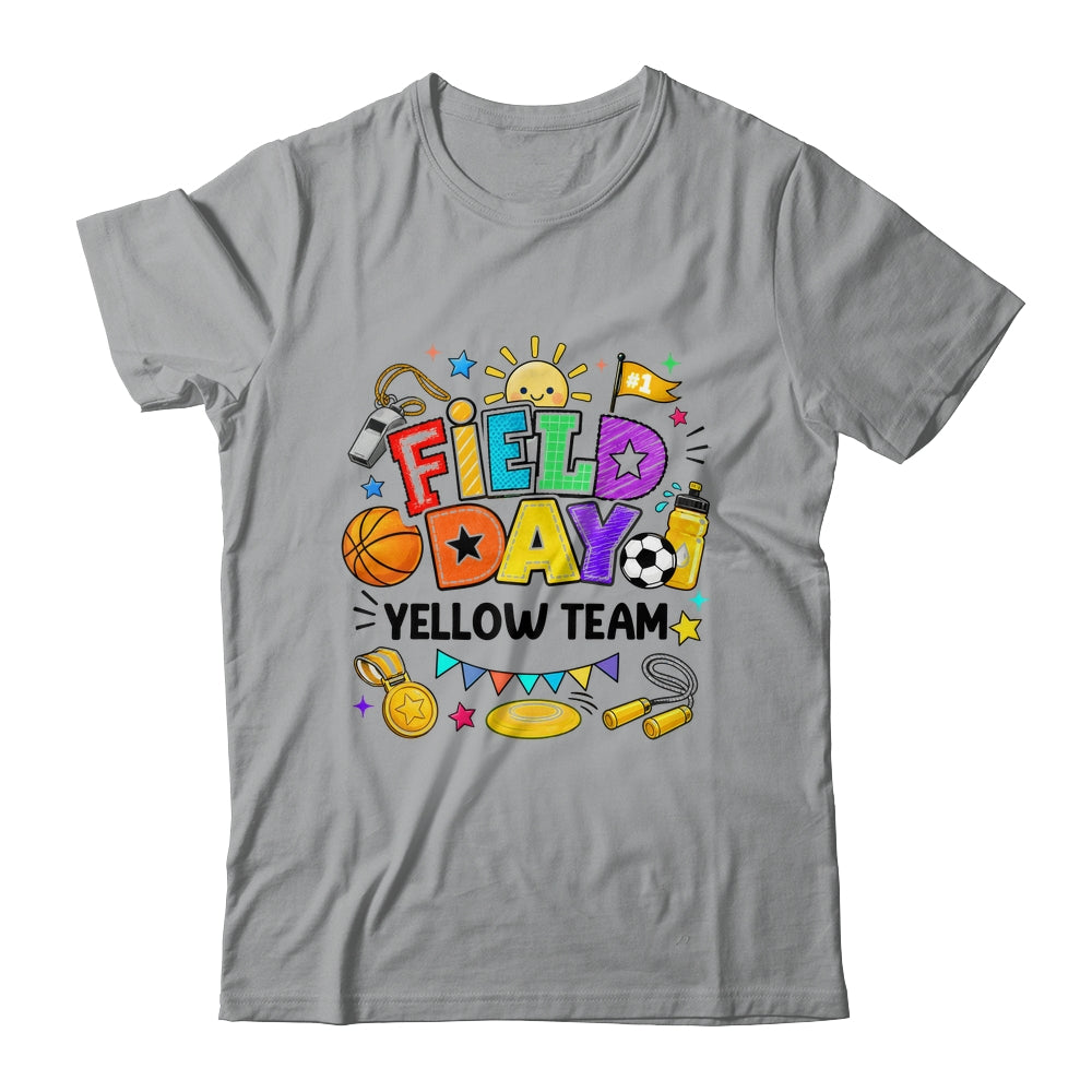 Field Day Yellow Team Funny For Kids Teacher Field Day Games Shirt & Hoodie | siriusteestore