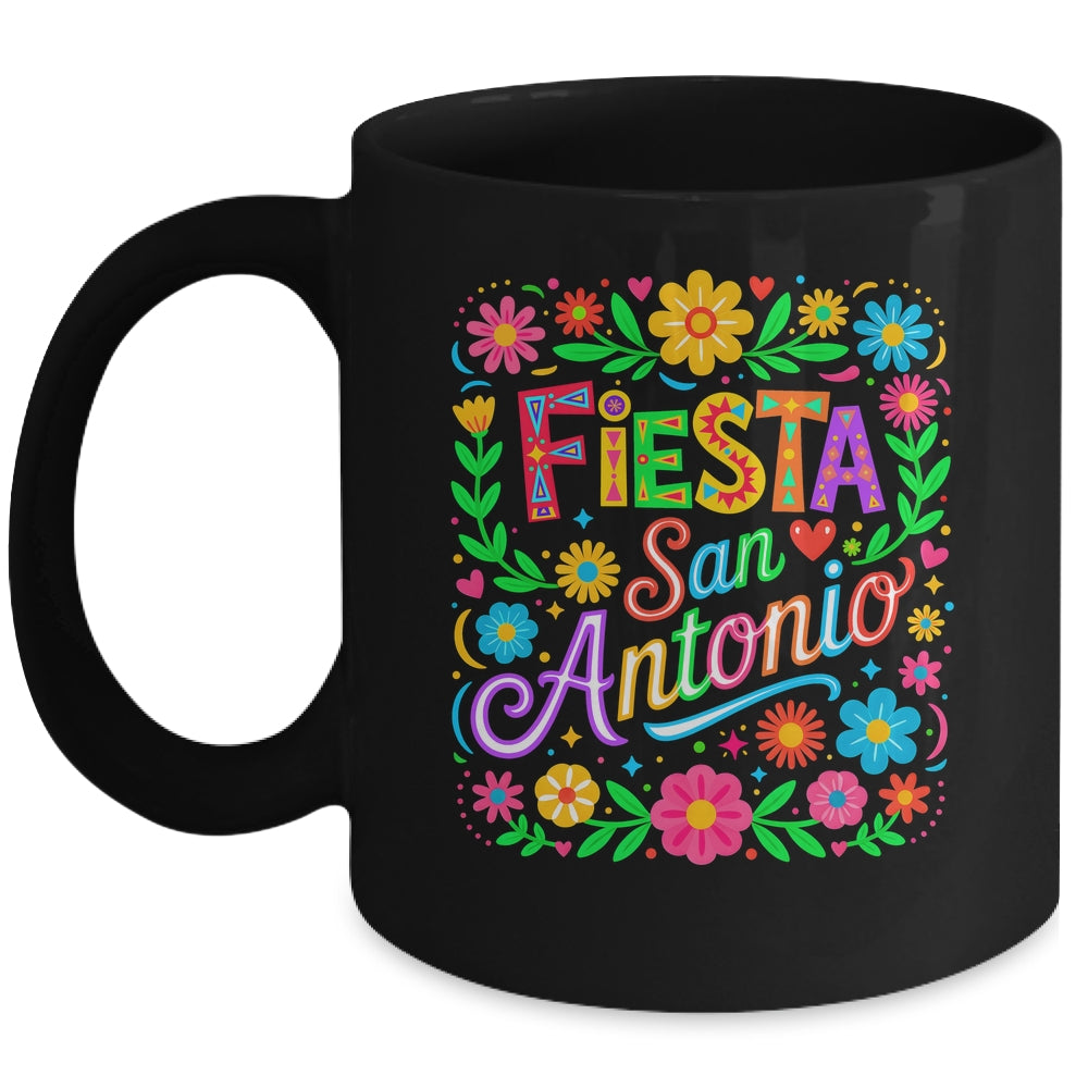 Fiesta San Antonio Texas Cinco De Mayo Lets Fiesta Squad Mug | siriusteestore