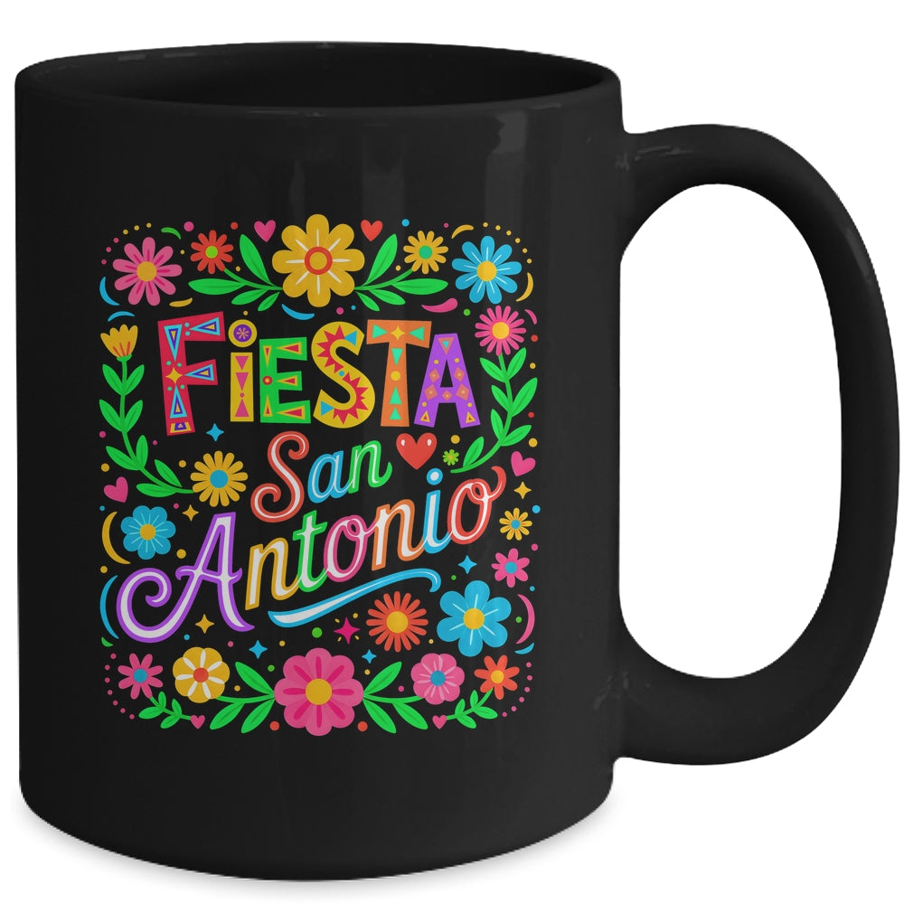 Fiesta San Antonio Texas Cinco De Mayo Lets Fiesta Squad Mug | siriusteestore