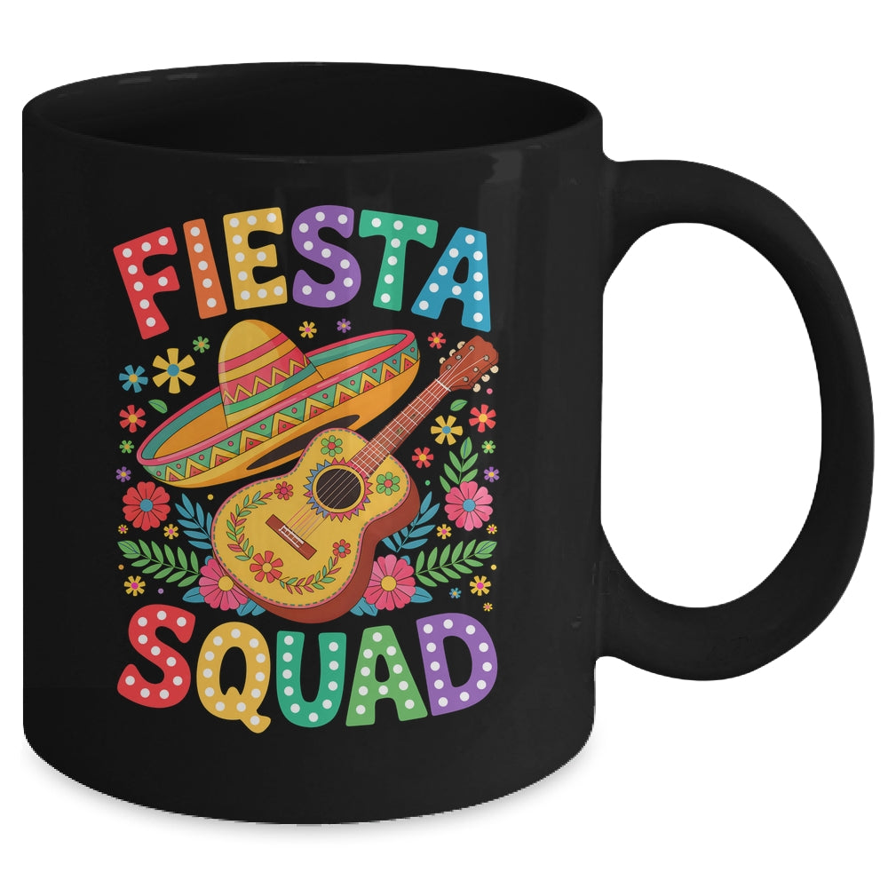 Fiesta Squad Cinco De Mayo Let's Fiesta Mexican Men Women Mug | siriusteestore