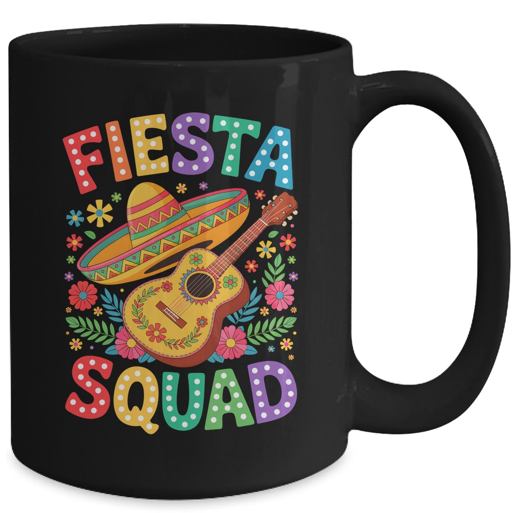 Fiesta Squad Cinco De Mayo Let's Fiesta Mexican Men Women Mug | siriusteestore