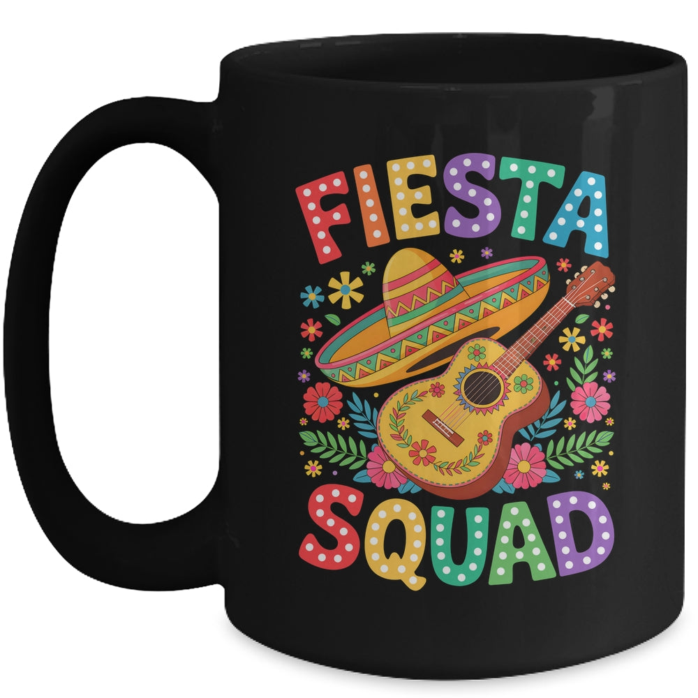 Fiesta Squad Cinco De Mayo Let's Fiesta Mexican Men Women Mug | siriusteestore