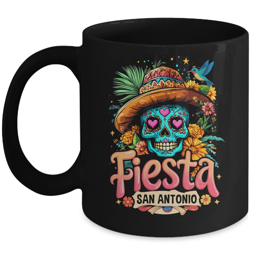 Fiesta Squad San Antonio Cinco De Mayo Lets Fiesta Texas Mug | siriusteestore