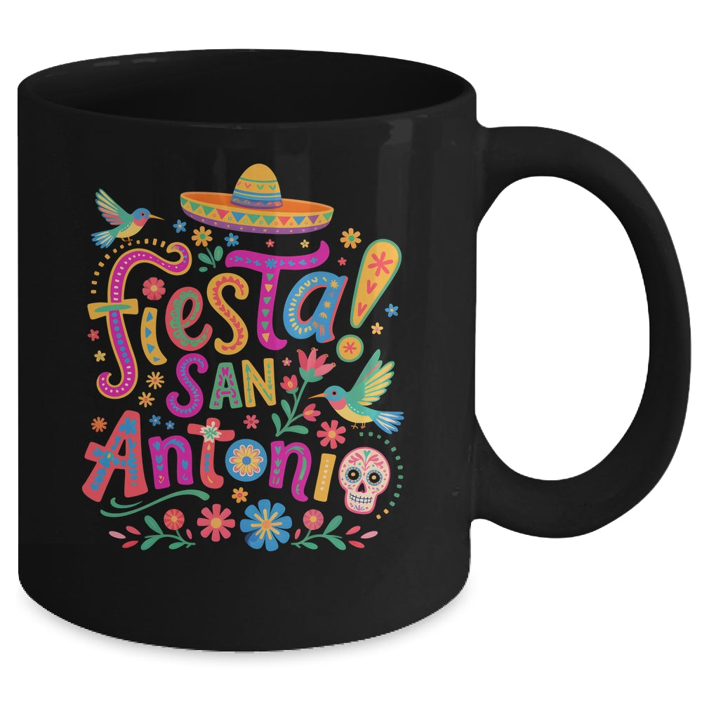 Fiesta Squad San Antonio Texas Cinco De Mayo Lets Fiesta Mug | siriusteestore
