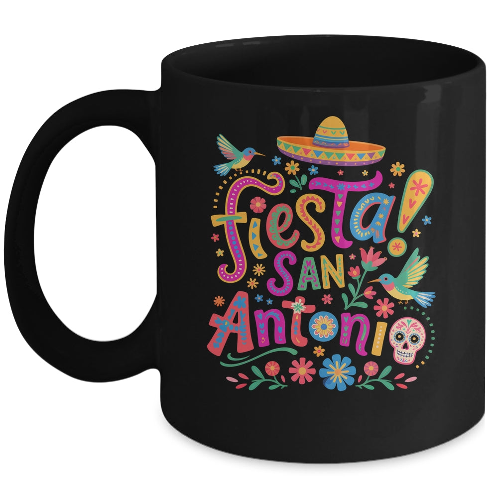 Fiesta Squad San Antonio Texas Cinco De Mayo Lets Fiesta Mug | siriusteestore