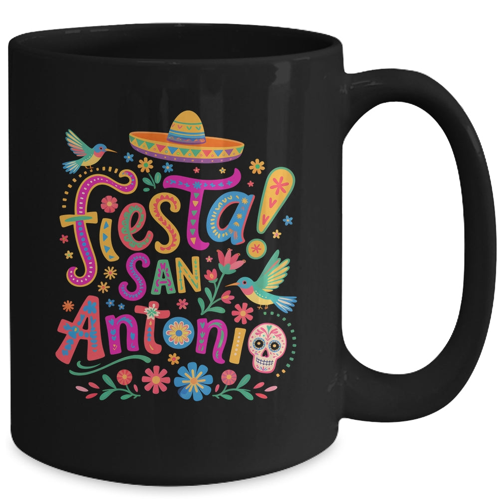 Fiesta Squad San Antonio Texas Cinco De Mayo Lets Fiesta Mug | siriusteestore