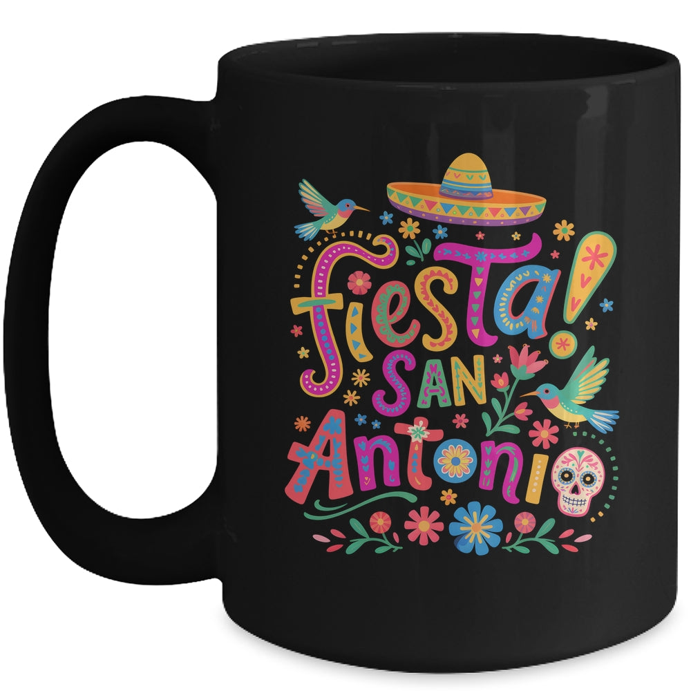Fiesta Squad San Antonio Texas Cinco De Mayo Lets Fiesta Mug | siriusteestore