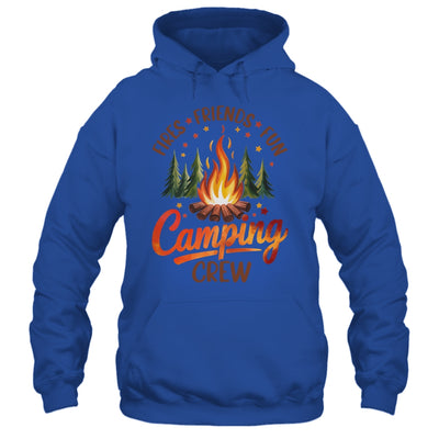 Fires Friends Fun Camping Crew Summer Camp Campfire Vacation Shirt & Tank Top | siriusteestore