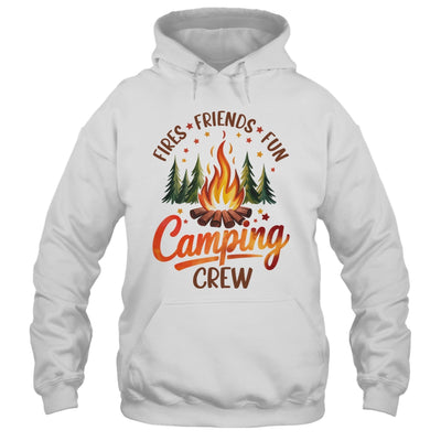 Fires Friends Fun Camping Crew Summer Camp Campfire Vacation Shirt & Tank Top | siriusteestore
