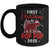 First Christmas As Pop Pop Red Plaid Bear Santa Hat 2025 Mug | siriusteestore