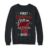 First Christmas As Tio Red Plaid Bear Santa Hat 2025 Shirt & Sweatshirt | siriusteestore