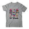 First Day Of 1st Grade Teacher Leopard Pencil Back To School Shirt & Hoodie | siriusteestore