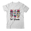 First Day Of 1st Grade Teacher Leopard Pencil Back To School Shirt & Hoodie | siriusteestore