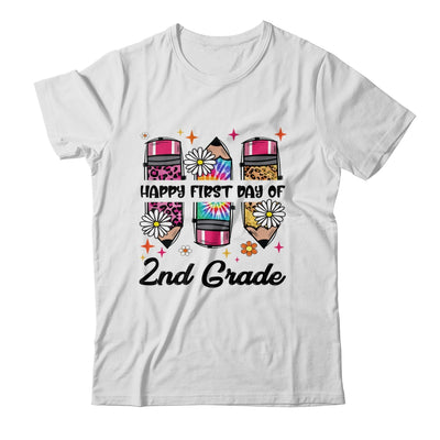 First Day Of 2nd Grade Teacher Leopard Pencil Back To School Shirt & Hoodie | siriusteestore