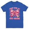 First Day Of 4th Grade Coquette Back To School Girls Kids Youth Shirt | siriusteestore