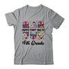 First Day Of 4th Grade Teacher Leopard Pencil Back To School Shirt & Hoodie | siriusteestore