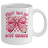 First Day Of 6th Grade Coquette Back To School Girls Kids Mug | siriusteestore