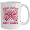 First Day Of 6th Grade Coquette Back To School Girls Kids Mug | siriusteestore