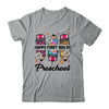 First Day Preschool Teacher Leopard Pencil Back To School Shirt & Hoodie | siriusteestore