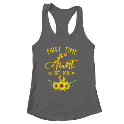 First Time Aunt Est 2026 Sunflower Promoted To Aunt Shirt & Tank Top | siriusteestore