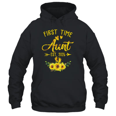First Time Aunt Est 2026 Sunflower Promoted To Aunt Shirt & Tank Top | siriusteestore