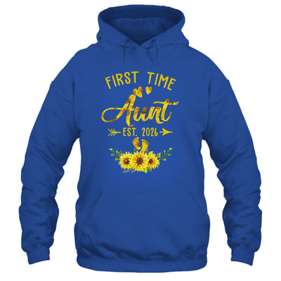 First Time Aunt Est 2026 Sunflower Promoted To Aunt Shirt & Tank Top | siriusteestore