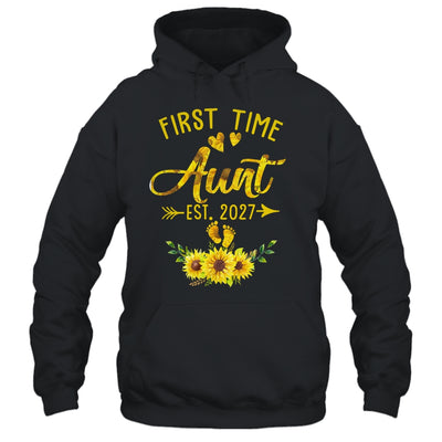 First Time Aunt Est 2027 Sunflower Promoted To Aunt Shirt & Tank Top | siriusteestore
