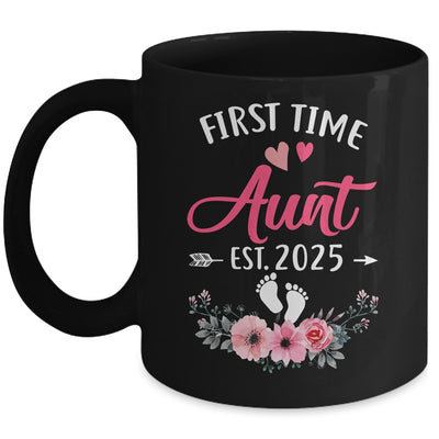 First Time Aunt Promoted To Aunt Est 2025 Mothers Day Mug | siriusteestore