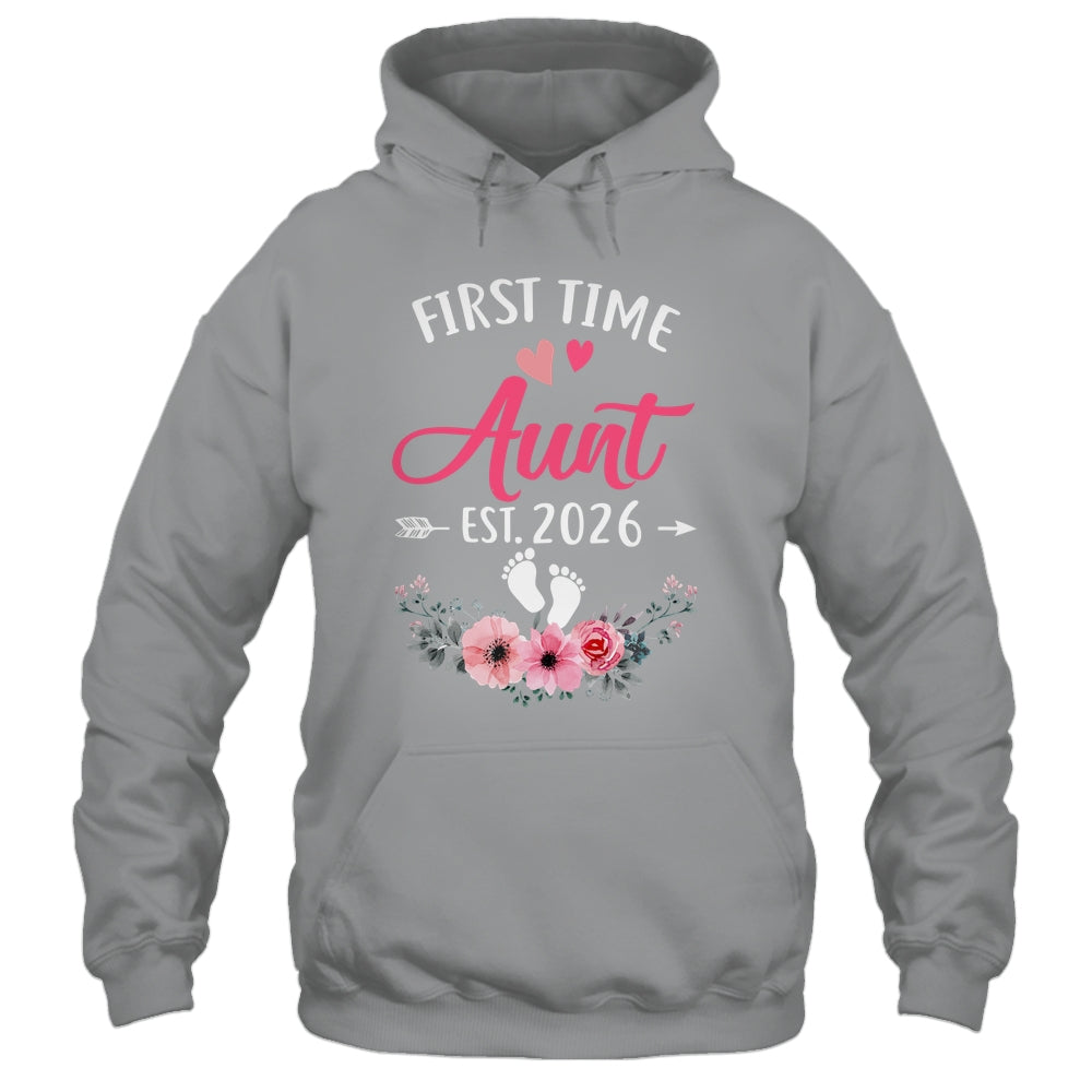First Time Aunt Promoted To Aunt Est 2026 Mothers Day Shirt & Tank Top | siriusteestore