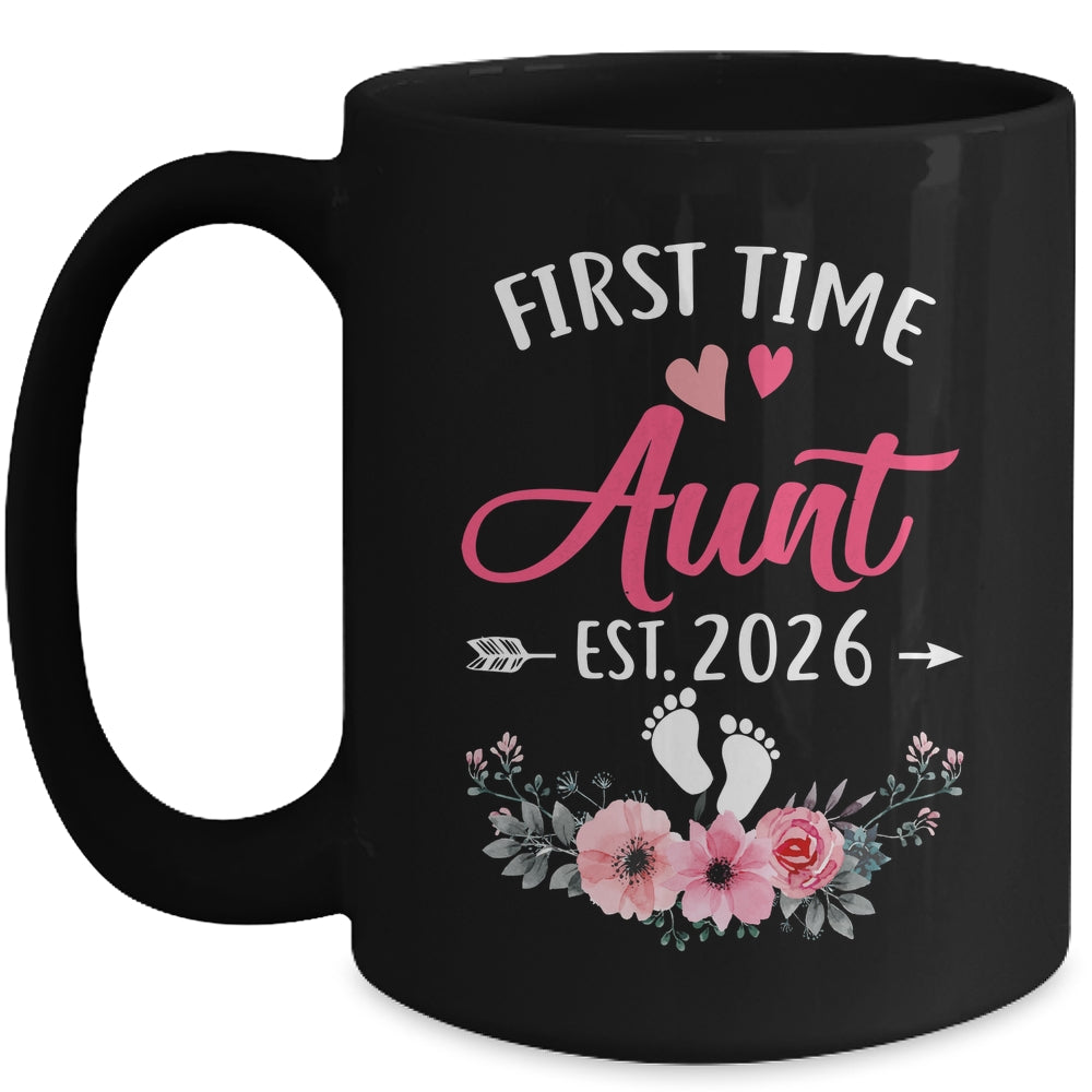 First Time Aunt Promoted To Aunt Est 2027 Mothers Day Mug | siriusteestore