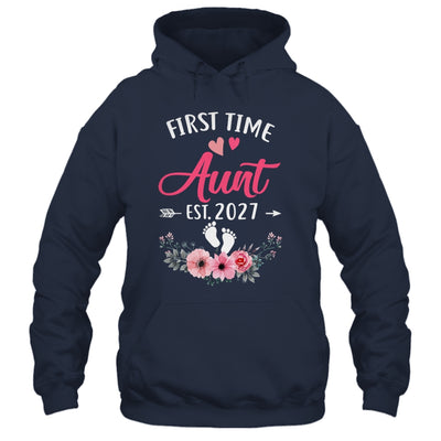 First Time Aunt Promoted To Aunt Est 2027 Mothers Day Shirt & Tank Top | siriusteestore