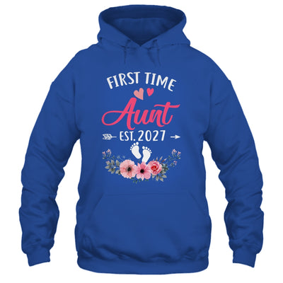 First Time Aunt Promoted To Aunt Est 2027 Mothers Day Shirt & Tank Top | siriusteestore