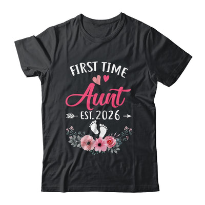 First Time Aunt Promoted To Aunt Est 2027 Mothers Day Shirt & Tank Top | siriusteestore